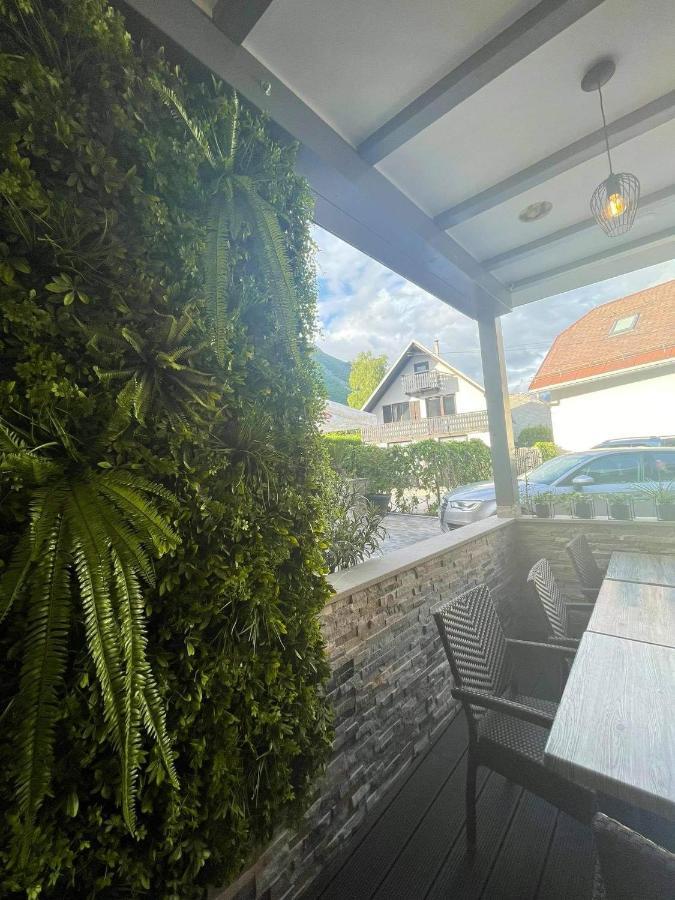 Gostisce Sovdat Bovec Bagian luar foto